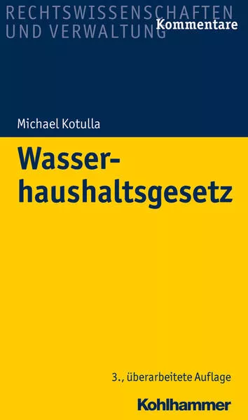 Cover: Wasserhaushaltsgesetz