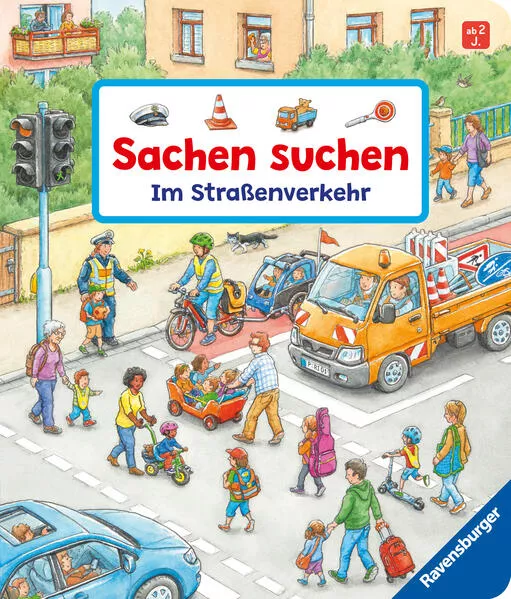 Cover: Mein Sachen suchen Wimmelbuch: In der Stadt