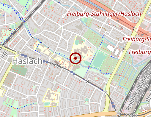 Position: Stadtteilbibliothek Haslach in der Staudinger Gesamtschule