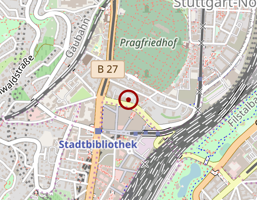 Position: Bibliothek - Hochschule der Medien - Standort Wolframstraße