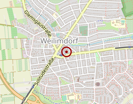 Position: Stadtbibliothek Stuttgart - Zweigbibliothek Weilimdorf / Bezirksrathaus