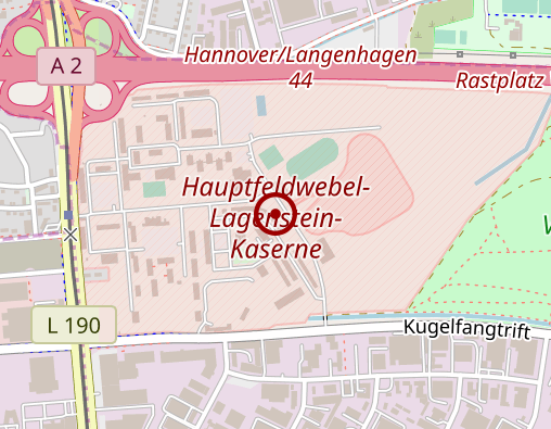 Position: Bibliothek der Schule der Feldjäger und Stabsdienst der Bundeswehr / Emmich-Cambrai-Kaserne