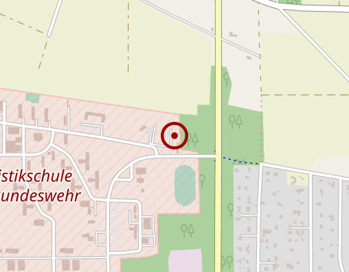 Position: Bibliothek der Logistikschule der Bundeswehr / Lucius D. Clay-Kaserne