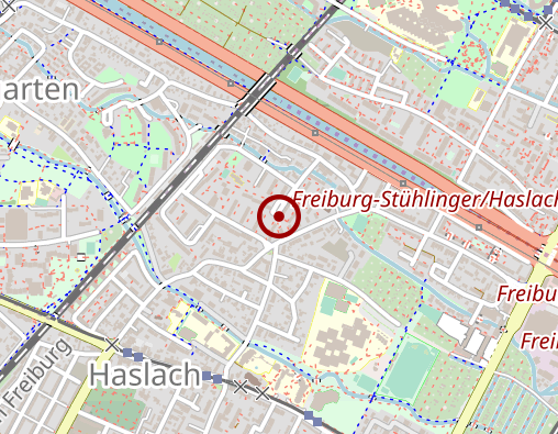 Position: Bücherschrank beim Bewohnertreff Luckenbachweg