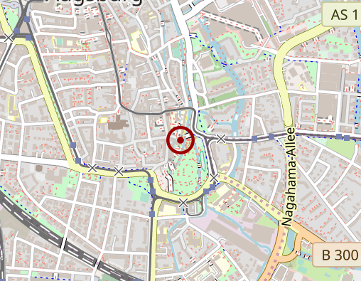 Position: Offener Bücherschrank