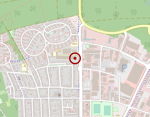 Position: Bücherschrank im HLL