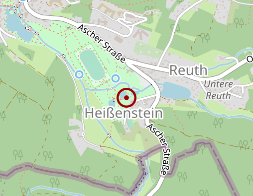 Position: Bücherkabine im Waldbad Bad Elster