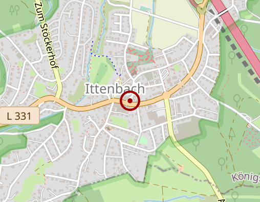 Position: Bücherschrank in alter Telefonzelle auf dem Parkplatz