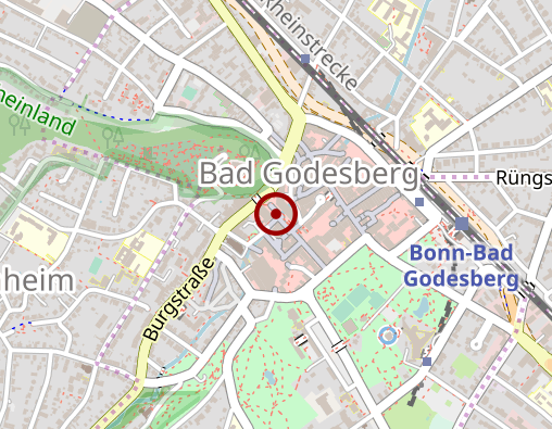 Position: Bücherregal REWE Bad Godesberg