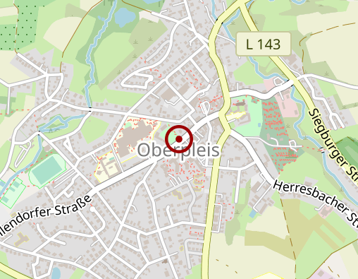 Position: Bücherschrank  im Park des Matildenheims