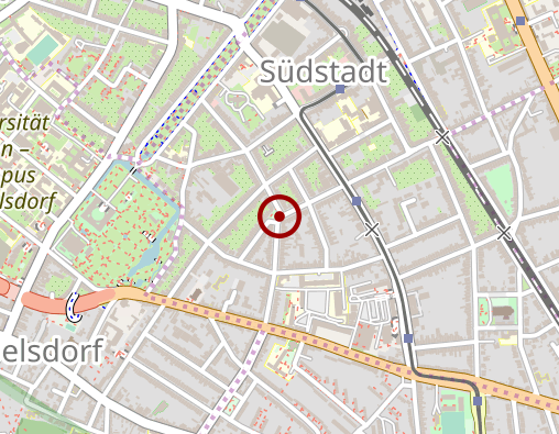 Position: Bücherschrank am Spielplatz