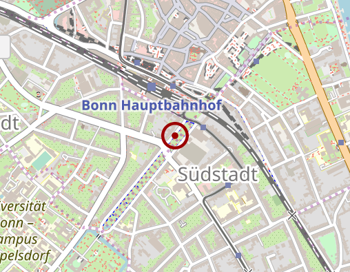 Position: Bonn-Poppelsdorf / Poppelsdorfer Allee