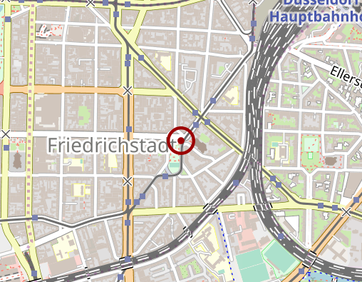 Position: Öffentlicher Bücherschrank Fürstenplatz