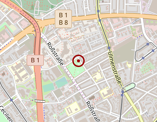 Position: Öffentlicher Bücherschrank Frankenplatz