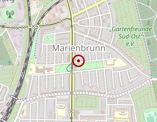 Position: Bücherschrank an der Märchenwiese