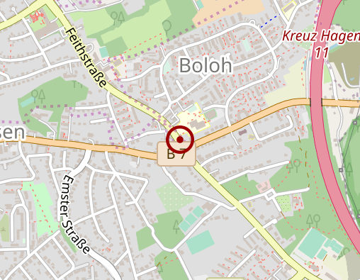 Position: Bushaltestelle Haßley, Veithstraße 3,  2021 U.J.