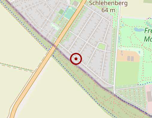 Position: Bücherschränkchen Stadtrandsiedlung Marienfelde