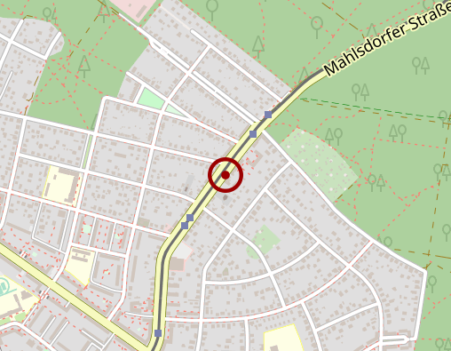 Position: Buch-Tauschregal Mahlsdorfer Str.