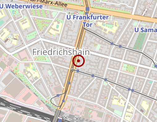 Position: Bücherregal Goodies Café Friedrichshain