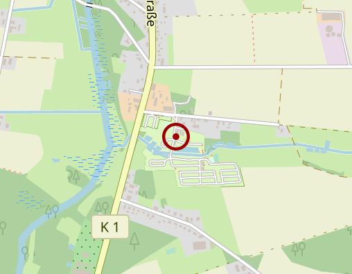 Position: Bücherregal Nostalgie-Bad des Campingplatzes