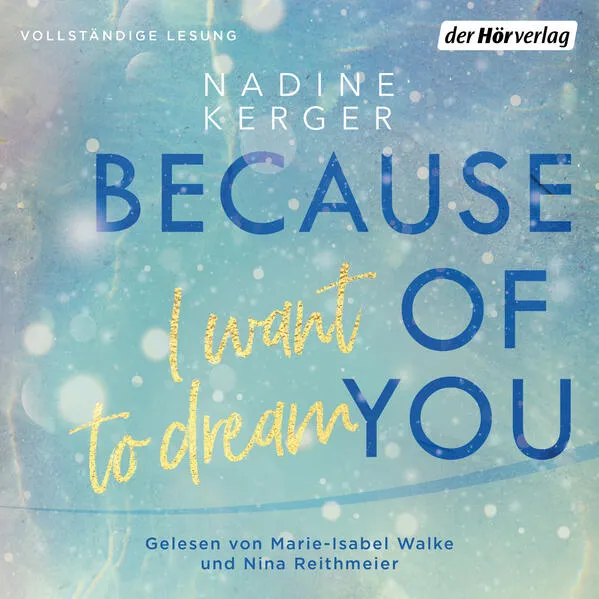 Cover: Because of You I Want to Dream