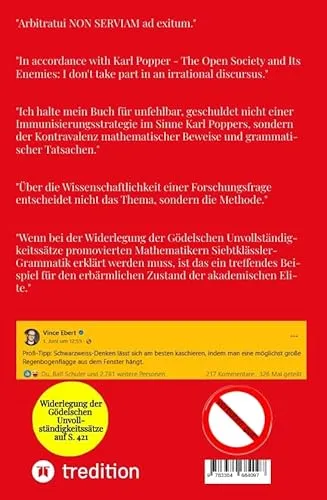 Cover: Formalwissenschaftlicher Beweis der Existenz Gottes über Kalkül - Mathematische Philosophie und Philosophie der Grammatik