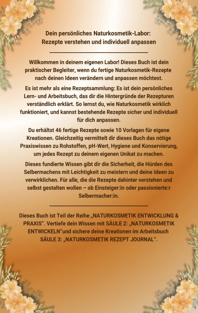 Cover: Naturkosmetik Entwicklung & Praxis / Dein Labor für Naturkosmetik Säule 1