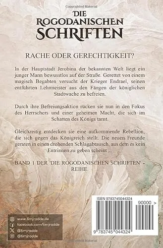 Cover: Die rogodanischen Schriften Band 1: Dämmerung des Widerstandes