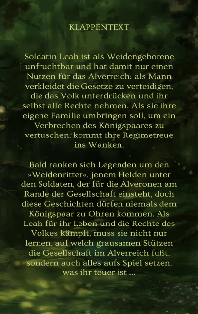 Cover: Die Erlkönig-Saga / Weidenritter