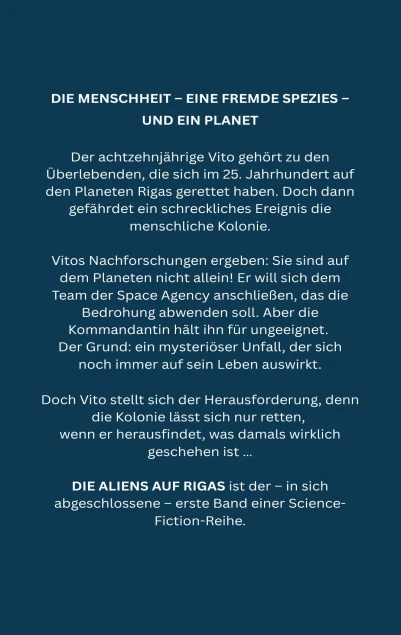 Cover: Die Aliens auf Rigas
