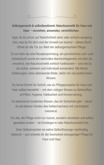 Cover: Naturkosmetik einfach selber machen