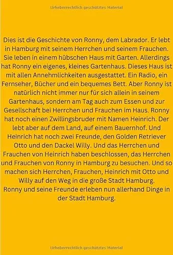 Cover: Ronny der Labrador