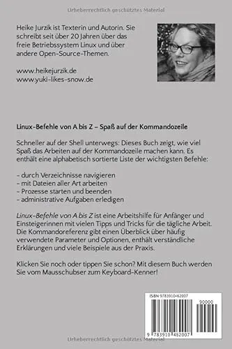 Cover: Linux-Befehle von A bis Z