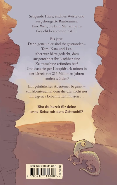 Cover: Das Zeitmobil – Gefangen in der Urzeit (Band 1)