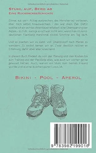 Cover: Stuhl auf, Berg ab: Eine Rucksackgeschichte