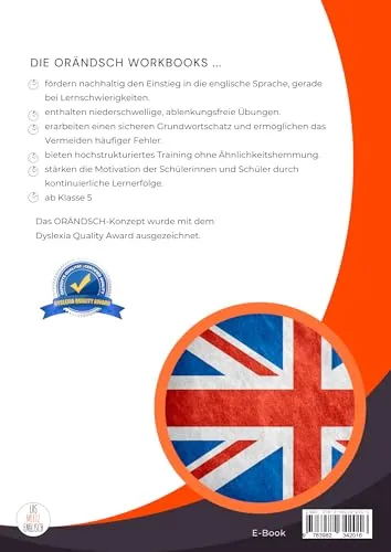 Cover: Orändsch Workbook Band 1 be have Vollverben he-she-it-das-s-muss-mit