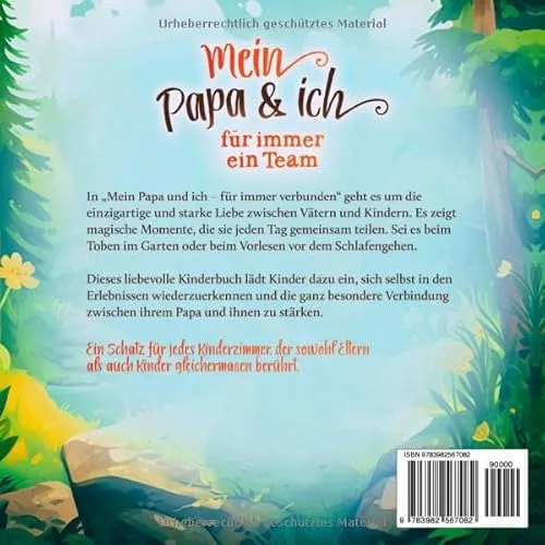 Cover: Mein Papa und ich - für immer ein Team: Ein Kinderbuch über die starke Bindung und Liebe zwischen Vater und Kind