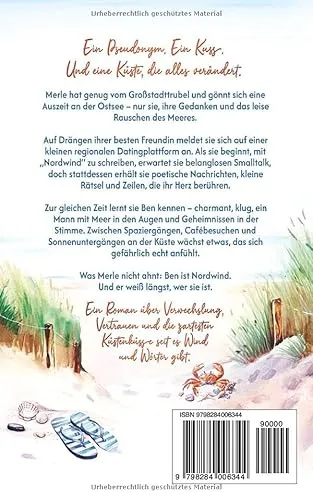 Cover: Zeilenweise Küstenglück - Herzklopfen zwischen Leuchtturm und Möwenruf ein Ostsee-Liebesroman (Liebe an der Ostseeküste)