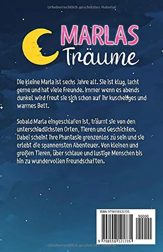 Cover: Marlas Träume: Süße Kindergeschichten zum Vorlesen und Träumen