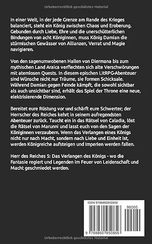 Cover: Herr des Reiches 5: Das Verlangen des Königs: Ein erwachsenes Harem LitRPG Abenteuer Epic Fantasy