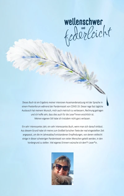 Cover: wellenschwer und federleicht: Ein Jahr in Corona-Zeiten