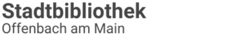 Logo: Stadtbibliothek Offenbach