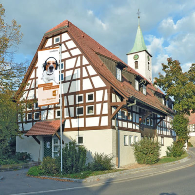 Logo: Stadtbücherei Leonberg - Zweigstelle Warmbronn