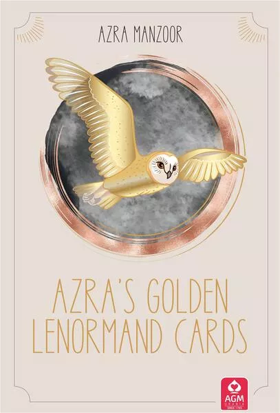 Cover: Azra’s Golden Lenormand: 36 Golden Lenormand cards in modern, enchanting design