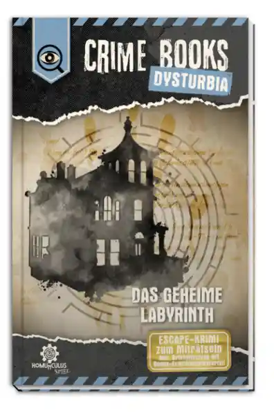 Cover: CRIME BOOKS Dysturbia: Das geheime Labyrinth