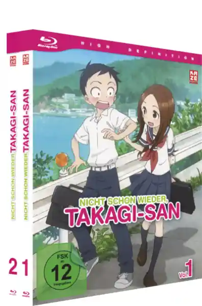 Cover: Nicht schon wieder, Takagi-san - Gesamtausgabe - Staffel 1 - Bundle Vol.1-2 (2 Blu-rays)