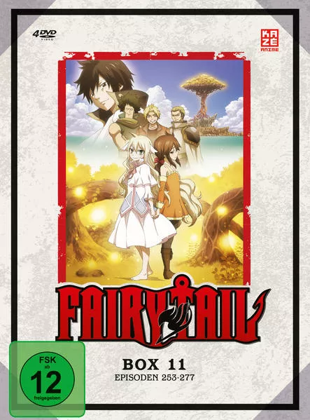 Cover: Fairy Tail - TV-Serie - DVD-Box 11 (Episoden 253-277) (4 DVDs)