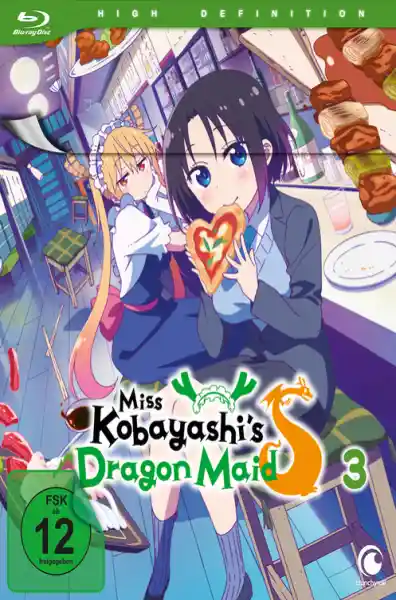 Cover: Miss Kobayashi's Dragon Maid S - Staffel 2 - Vol.3 - Blu-ray