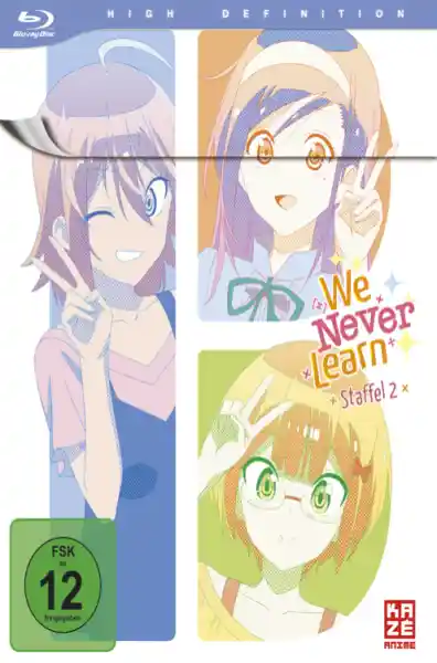 Cover: We Never Learn - 2. Staffel - Blu-ray 1 mit Sammelschuber (Limited Edition)
