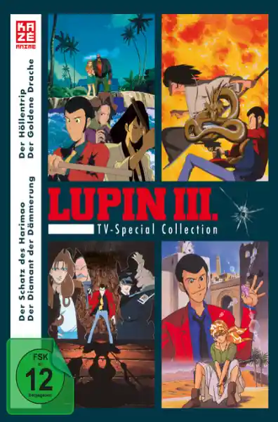 Lupin the Third - TV-Special Collection (4 TV-Specials) - DVD-Box ( 4 DVDs)
